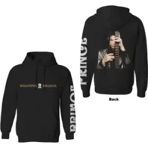 Image of Prince - Welcome 2 America Unisex XX-Large Pullover Hoodie - Black
