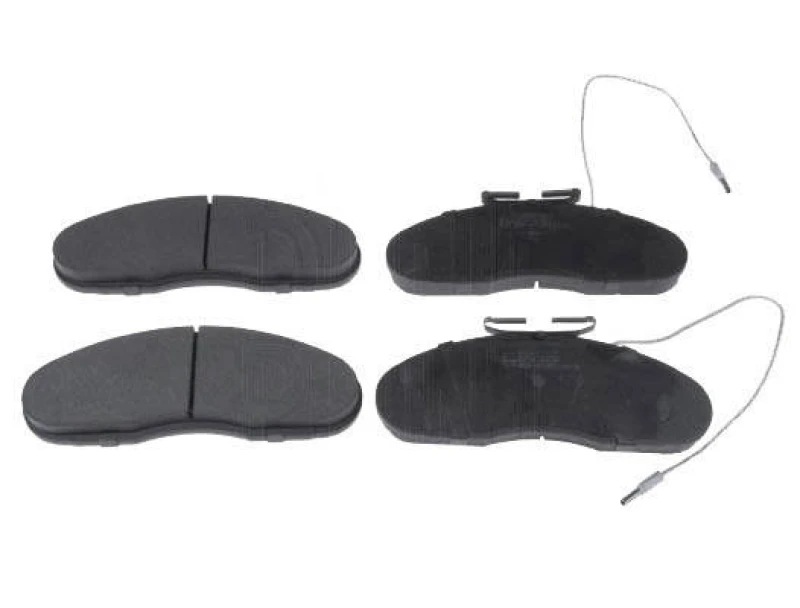 Image of Blue PRINT ADN142128 Brake pad set Front Axle, incl. wear warning contact Brake Pad Set,disc brake (402)