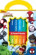 Image of disney junior marvel spidey and his amazing friends 12 board books