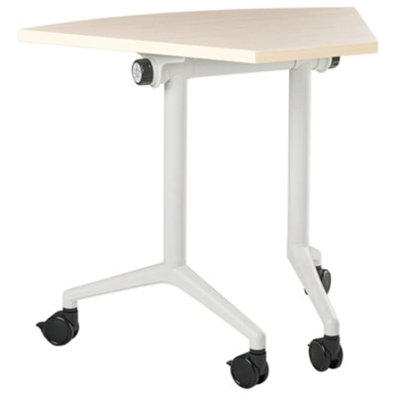 Image of Beliani Foldable Corner Desk Module Cavi Light Brown 90 Cm 64 Cm