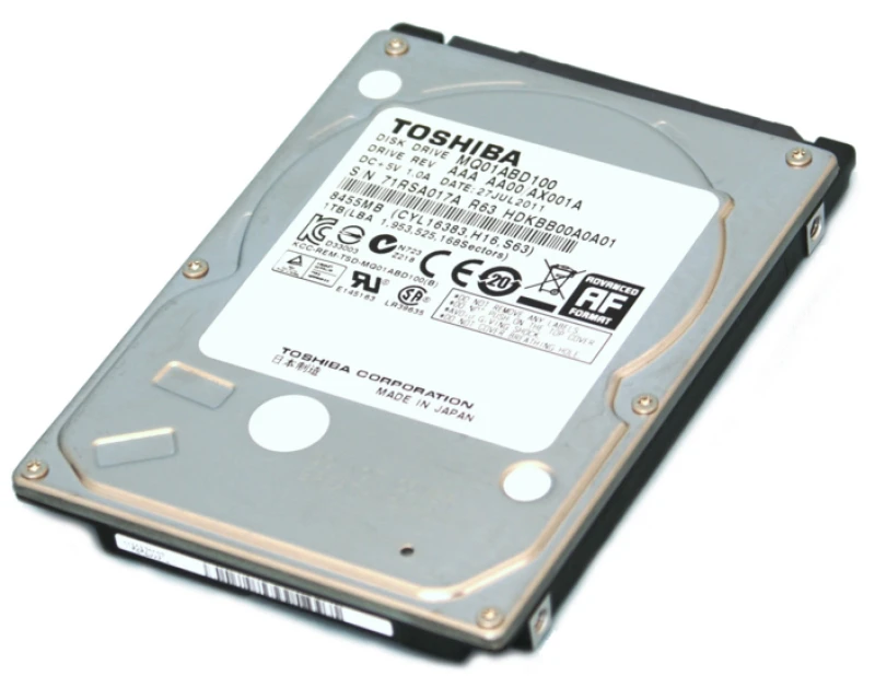Image of Toshiba 1TB 2.5'' internal hard drive 5400 RPM 8 MB 2.5"