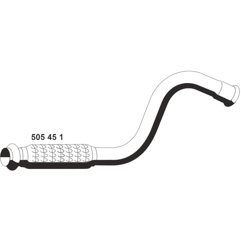 Image of ERNST 505451 Exhaust Pipe Front Exhaust Pipe (17)