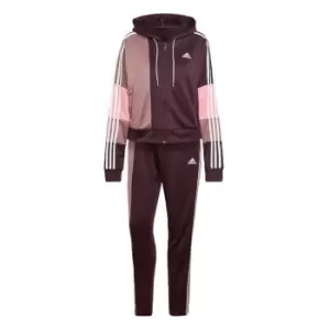 Image of adidas Bold Block Tracksuit Womens - Blue