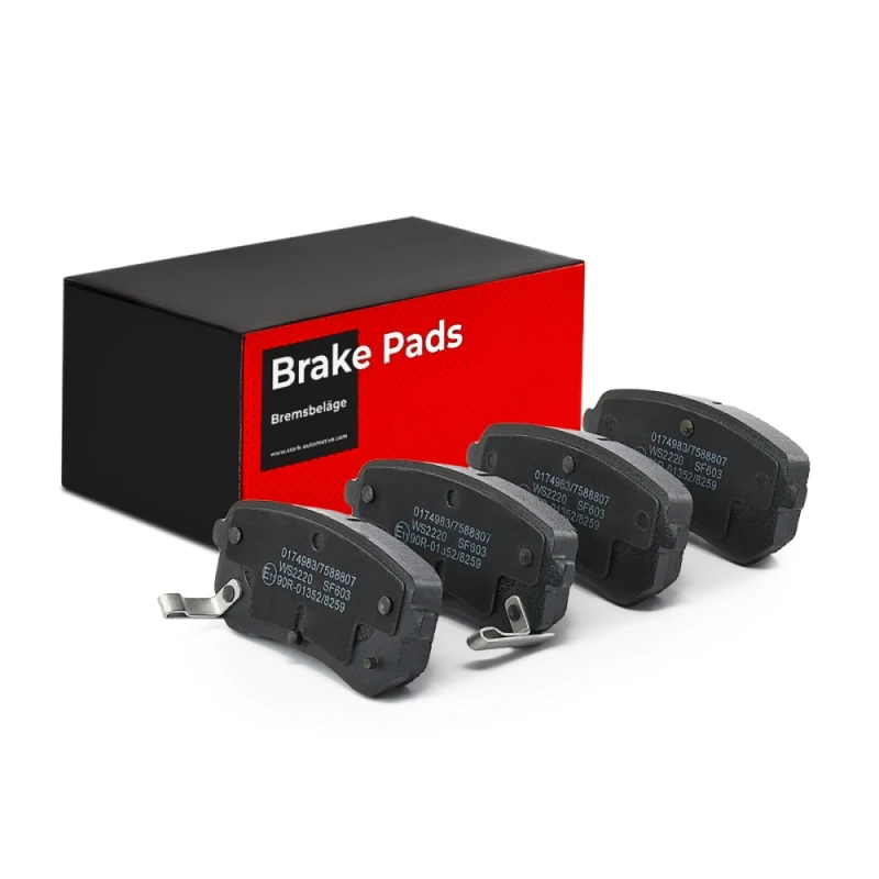 Image of STARK SKBP-0010113 Brake pad set Rear Axle, with acoustic wear warning Brake Pad Set,disc brake (402)