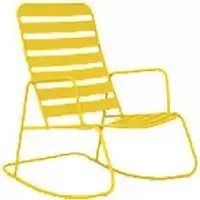 image of Novogratz Rocking Chair Yellow