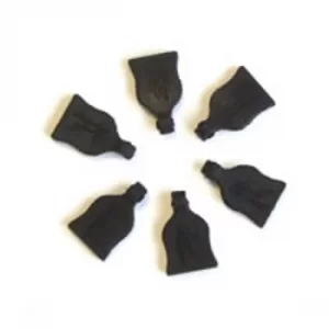 Image of Fastrax Body Pin/Clip Rubber Pull Tabs (6)
