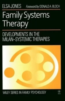 Image of Family Systems Therapy by Elsa Jones Paperback