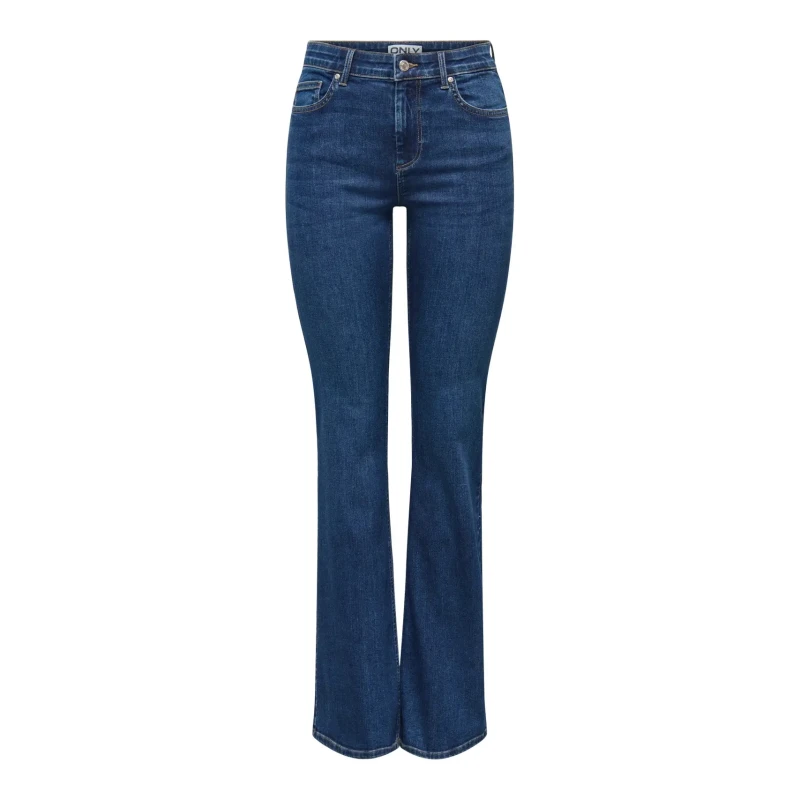 Image of Only Wide Leg Womens Jeans Only Blush flared Bleu Female Sx30