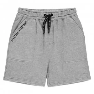 image of Firetrap Fleece Shorts Junior Boys - Grey Marl