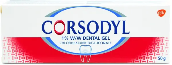 image of Corsodyl Chlorhexidine Digluconate Dental Gel 50g