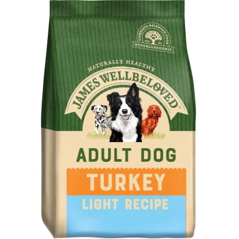 image of James Wellbeloved Light Turkey and Rice Dog Food 1.5kg