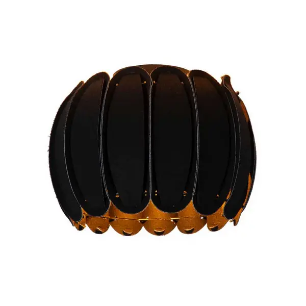 Image of Lucide Lucide Spencer Flush Ceiling Light - Black