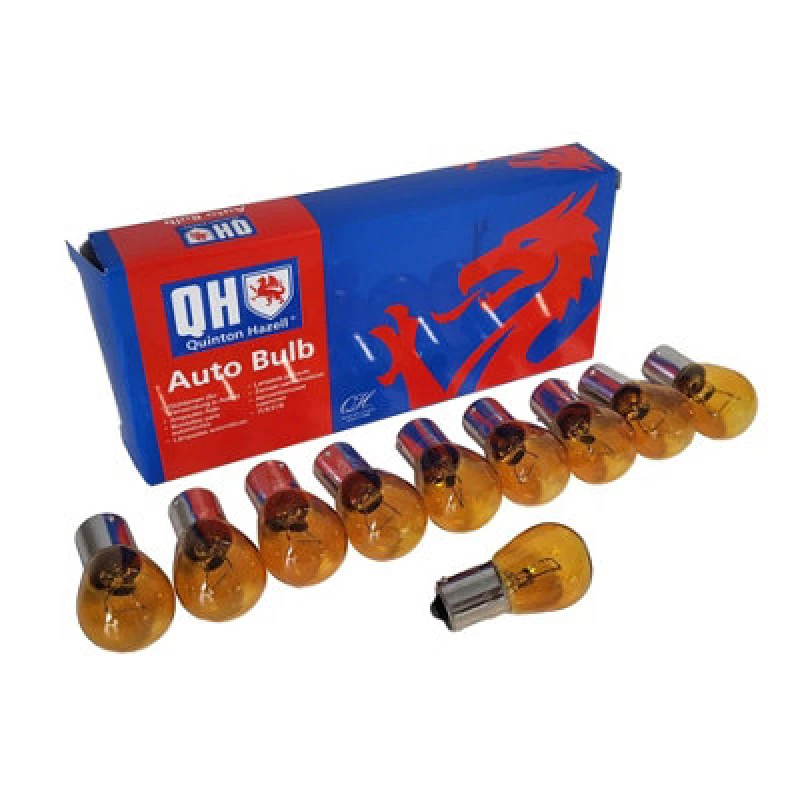 Image of Light Bulb 12V 21Kw Rated Power P21W Orange Quinton Hazell Qbl343 Fits Bmw