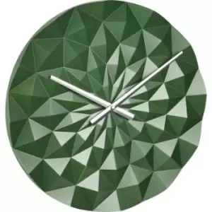 Image of TFA Dostmann 60.3063.04 Quartz Wall clock 396mm x 44mm Green (metallic)