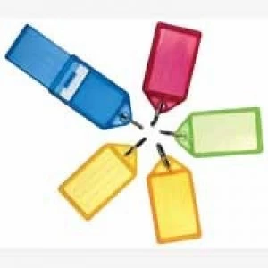 image of Helix Sliding Key Fobs Large Asst Pk50