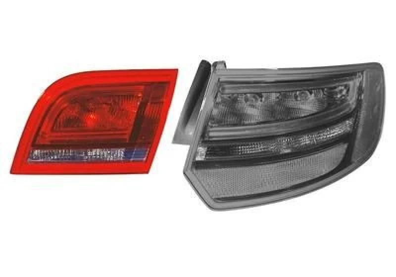 Image of VAN WEZEL 0334928 Rear light Inner Section, with bulb holder, Right Combination Rearlight (391)