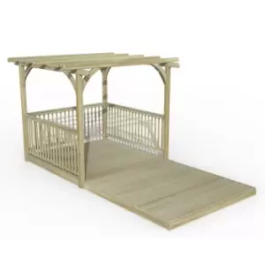 Image of 8' x 16' Forest Pergola Deck Kit No. 9 (2.4m x 4.8m)