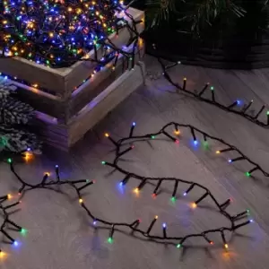 Image of Festive 18.9m Indoor & Outdoor Christmas Tree Fairy Lights 760 Multicoloured LEDs