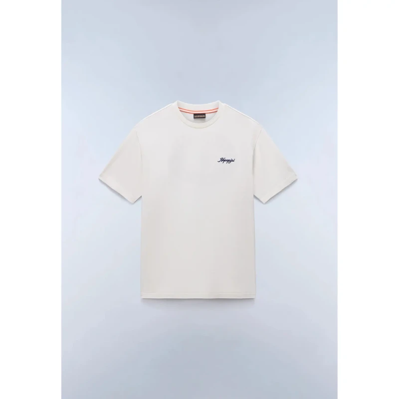 Image of T-Shirt Napapijri Fluorite Blanc Male 2XL