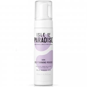 image of Isle of Paradise Self-Tanning Mousse - Dark 200ml