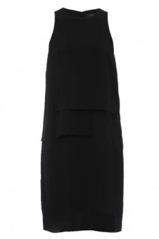 Image of French Connection Cornell Solid Block Front Dress Black