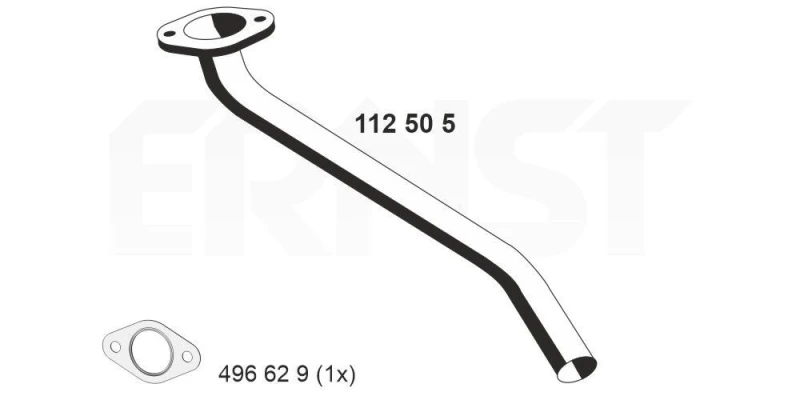 Image of Exhaust Pipe ERNST 112505