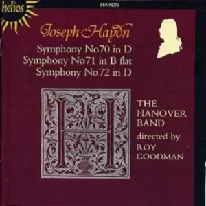 image of Joseph Haydn - Symphonies of Joseph Haydn Nos. 70, 71, 72 (Goodman) CD Album - Used