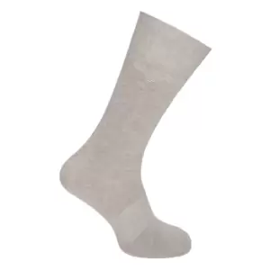 image of Timberland Mens Cotton Flat Knit Long Socks (M) (Beige)