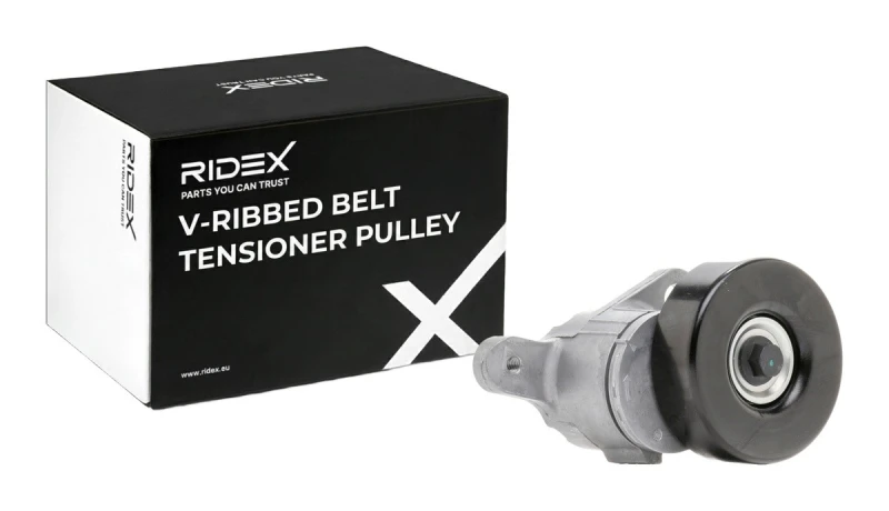 Image of RIDEX 310T0204 Tensioner Pulley Tensioner Pulley,v-ribbed belt (310)