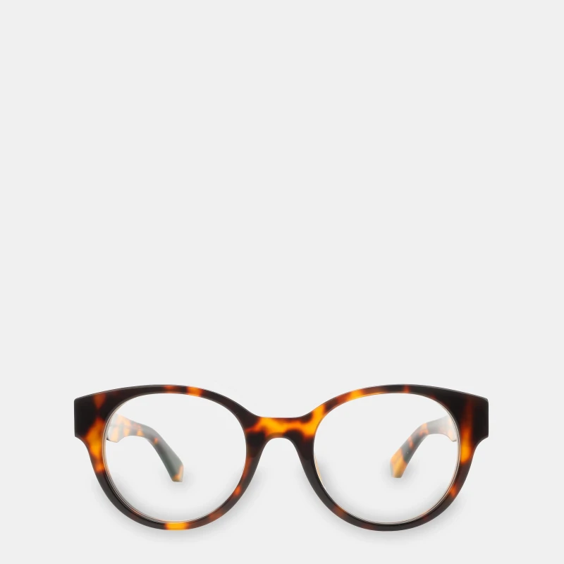 Image of Off White Reading Glasses Havana Blue unisex One Size