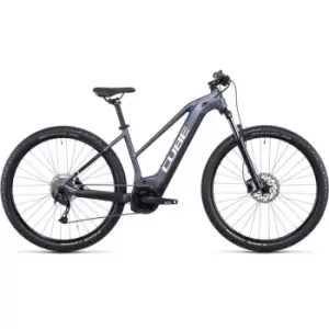 Image of Cube Reaction Hybrid Performance 500 Trapeze 2023 Electric Mountain Bike - Grey