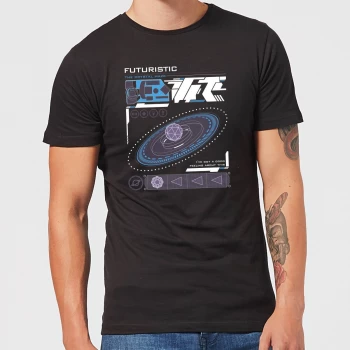 Image of Crystal Maze Futuristic Zone Mens T-Shirt - Black - 3XL - Black