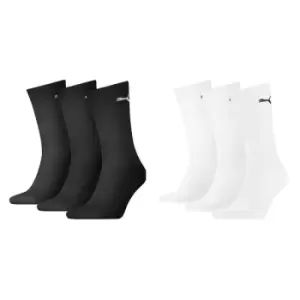 Puma Sport Lightweight Crew Sock (3 Pair) White UK Size 9-11