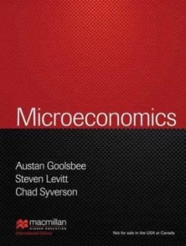 Image of Microeconomics by Austan Goolsbee Book