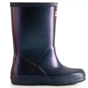 Image of Hunter Girls First Nebula Slip On Two Tone Wellington Boots UK Size 10 (EU 28)