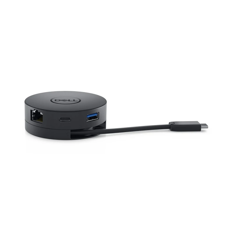 Image of DELL Mobile Adapter DA300 Wired USB 3.2 Gen 2 (3.1 Gen 2) Type-C Black