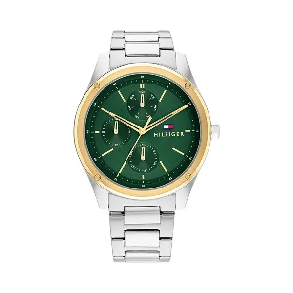 Image of Tommy Hilfiger 1710537 Tyler Two Tone Bracelet Watch - W95312