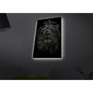 Image of 4570MDACT-058 Multicolor Decorative LED Lighted Canvas Painting
