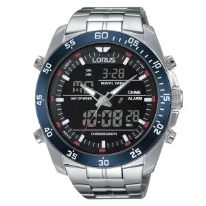 image of Lorus RW623AX9 Stylish Analogue/Digital Chronograph Watch