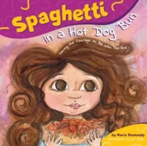 Image of spaghetti in a hot dog bun having the courage to be who you are