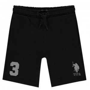 image of US Polo Assn US Polo Association Player Fleece Short - Black