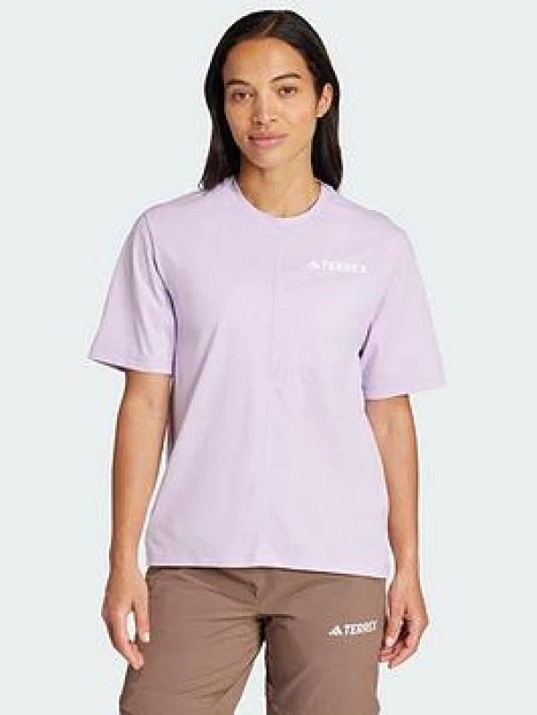 Image of Womens T-Shirt adidas Terrex Multi Climacool Violet Female L