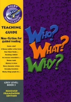 Image of Navigator Fwk Who Why What Teaching Guide Paperback