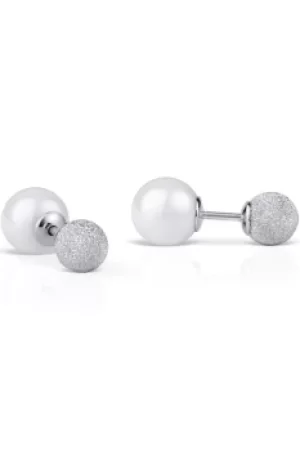 Image of Bering White Steel Earrings 703-195-05