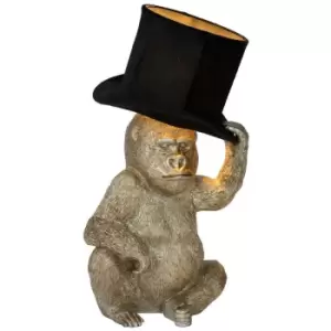 Image of Lucide EXTRAVAGANZA GUST - Table Lamp - Ø22cm - 1xE14 - Black