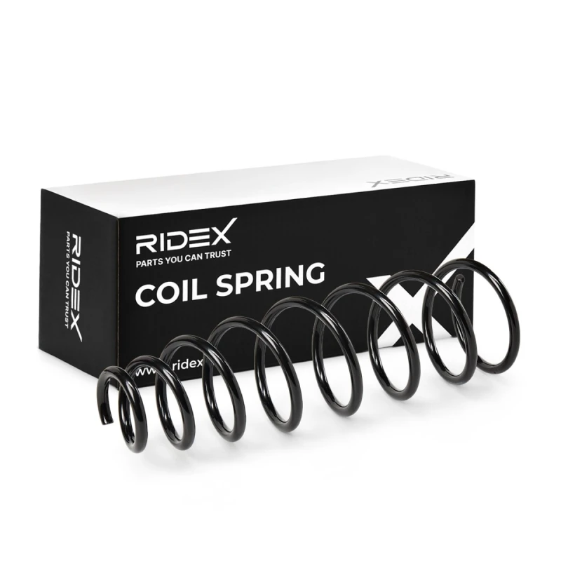 Image of RIDEX 188C0116 Coil spring Rear Axle Coil Spring (188)