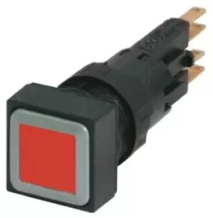 Image of Eaton, RMQ16 Illuminated Red Square, 16mm Momentary Push In