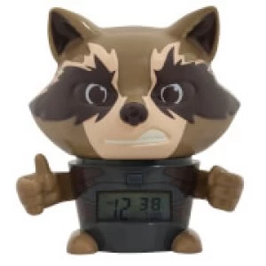 image of Bulbbotz Marvel The Avengers: Infinity War Rocket Raccoon Clock (5.5 inches)