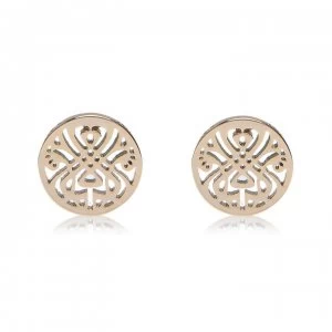 Image of Biba Logo Stud Earrings - Gold
