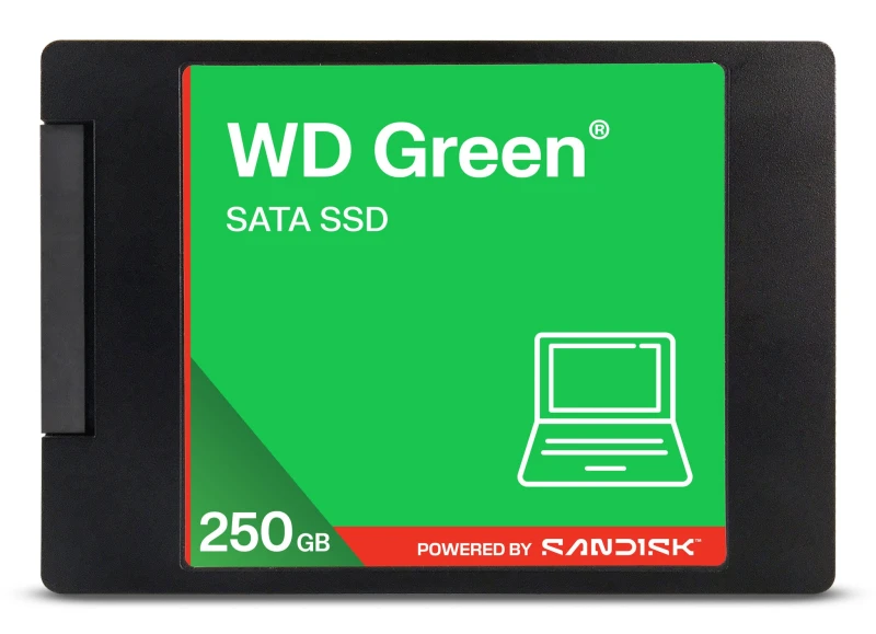 Image of SanDisk SanDisk Green WD SATA SSD 2,5"/7mm POWERED BY 250 GB WDS250G5G0A-00CPT0